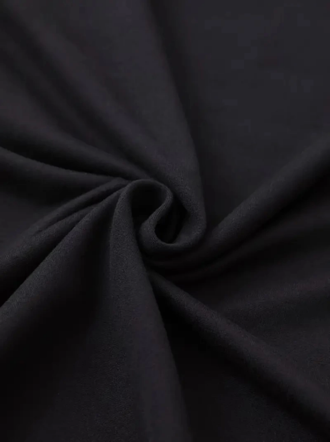 Baskılı Oversize Bisiklet Yaka T-shirt - Siyah - 3