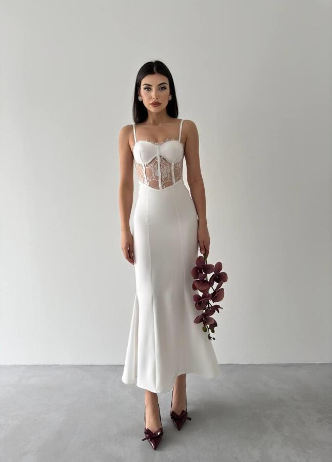 Begonia İp Askılı Elbise - 4