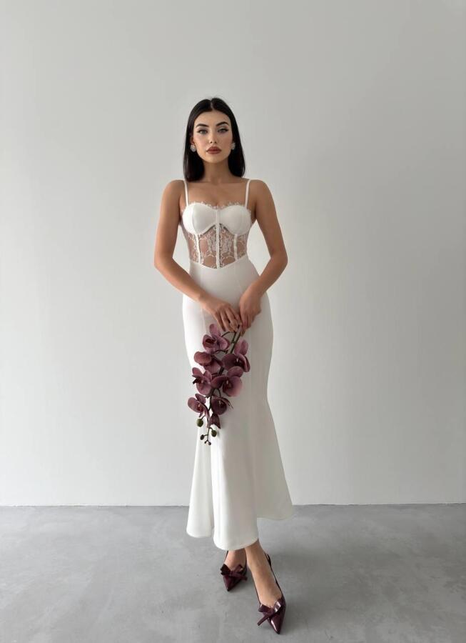 Begonia İp Askılı Elbise - 5