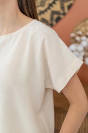 Bej T-Shirt Ve Pantolon Takım - 4