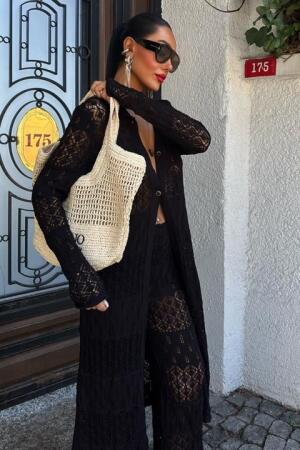 Bridget Ajurlu Uzun Hırka Takım 9881 - 6