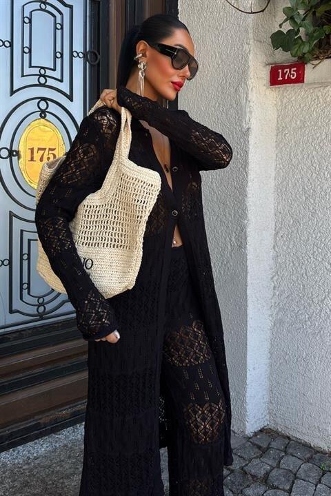 Bridget Ajurlu Uzun Hırka Takım 9881 - 6