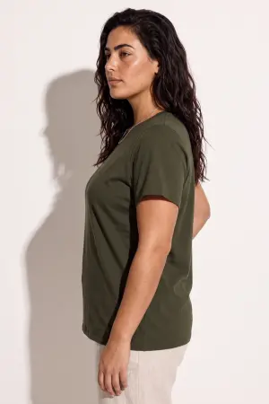 Büyük Beden Bisiklet Yaka Kısa Kollu Pamuklu T-Shirt - Shape of You (1)