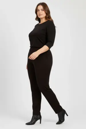 Büyük Beden Çift Katlı Jersey Streç Jogger Pantolon - Shape of You (1)