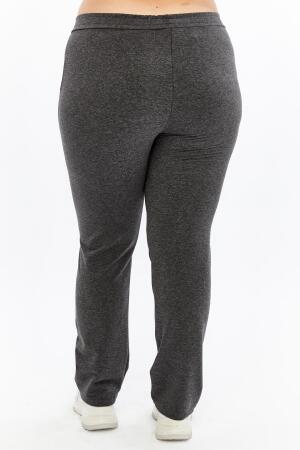 Büyük Beden Eşofman Altı Füme - 5