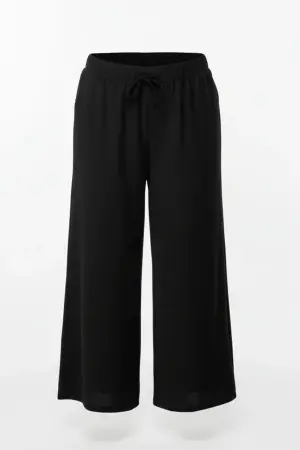 Büyük Beden Geniş Paça Esnek Yoga Pantolonu - 7