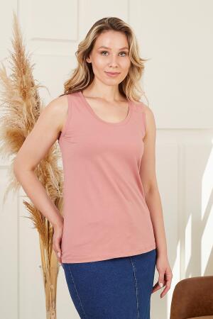 Büyük Beden Gülkurusu Atlet - RMG