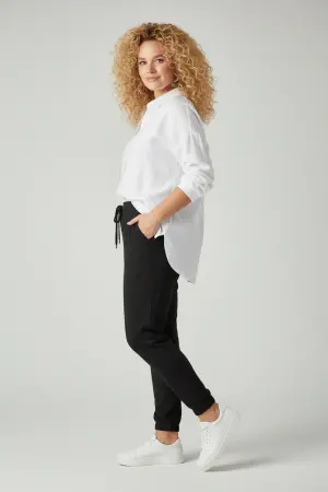 Büyük Beden Jersey Pileli Pantolon - Shape of You (1)