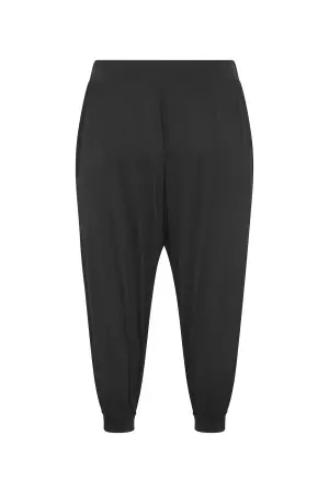 Büyük Beden Kısa Paça Şalvar Kesim Jogger - 5