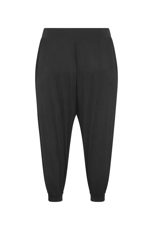 Büyük Beden Kısa Paça Şalvar Kesim Jogger - 5