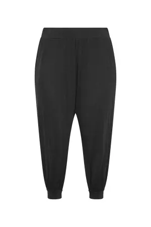 Büyük Beden Kısa Paça Şalvar Kesim Jogger - 6