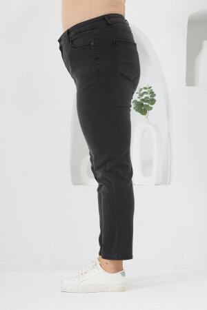 Büyük Beden Kot Pantolon Füme - 2