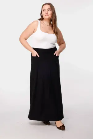 Büyük Beden Maxi Jersey Esnek Etek - Shape of You (1)