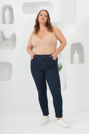 Büyük Beden Pantolon Koyu Lacivert - RMG