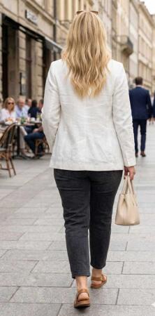 Büyük Beden Yüksek Bel Esnek Denim Kot Pantolon – Toparlayıcı Likralı 54-56 - 9