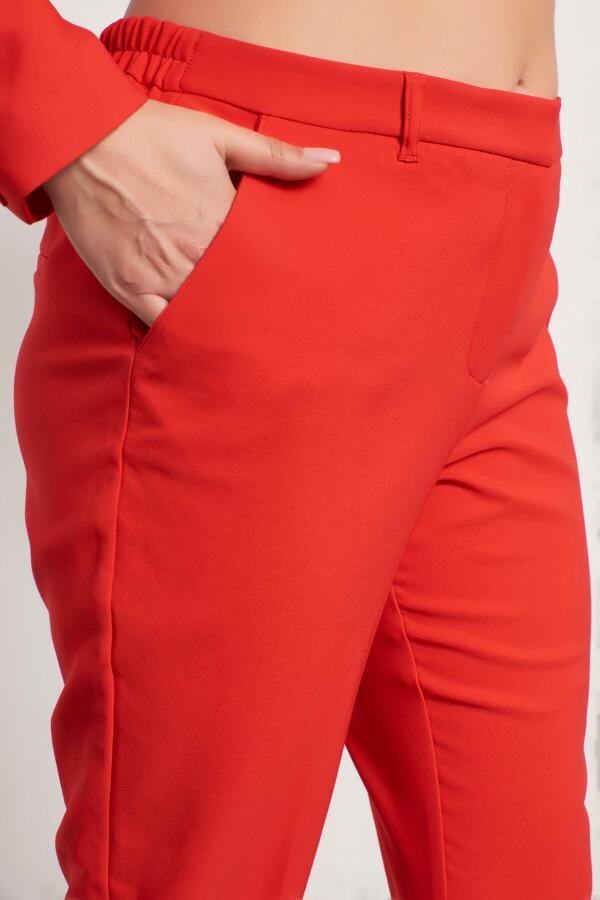 Cep Detaylı Slim Fit Klasik Pantolon - 4