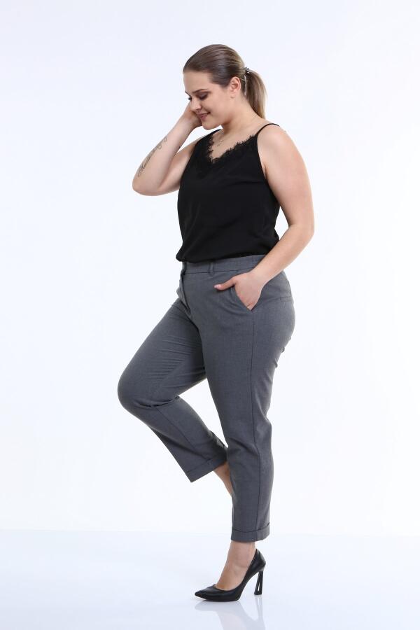 Cep Detaylı Slim Fit Klasik Pantolon - 3