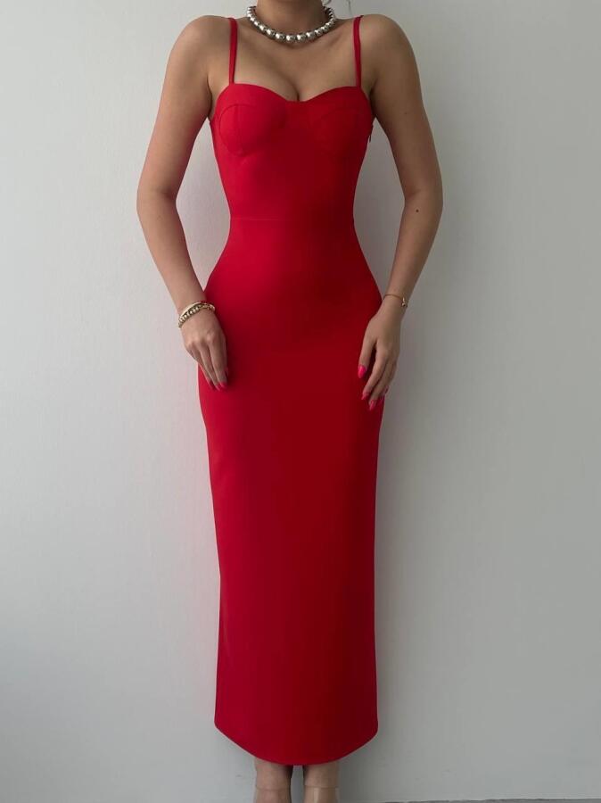 Chatelet Askılı Kalem Elbise - 2