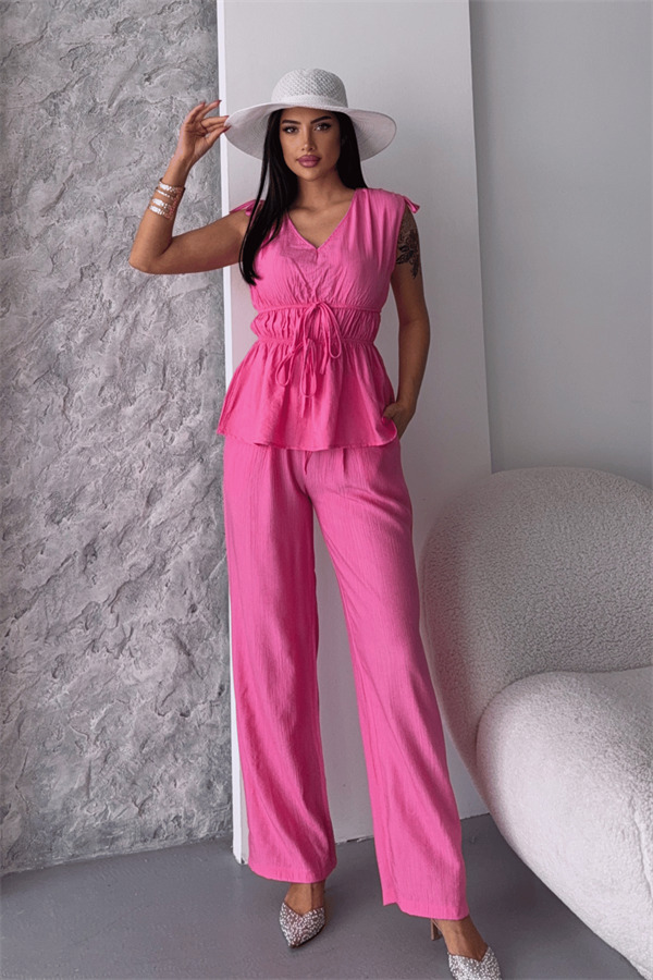 Çilek Kumaş Takım - PEMBE - 1