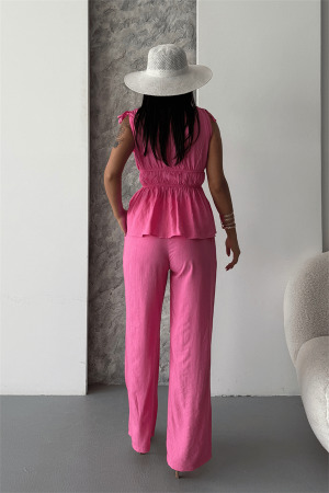 Çilek Kumaş Takım - PEMBE - 5