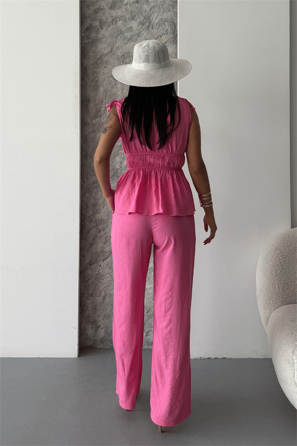 Çilek Kumaş Takım - PEMBE - 5