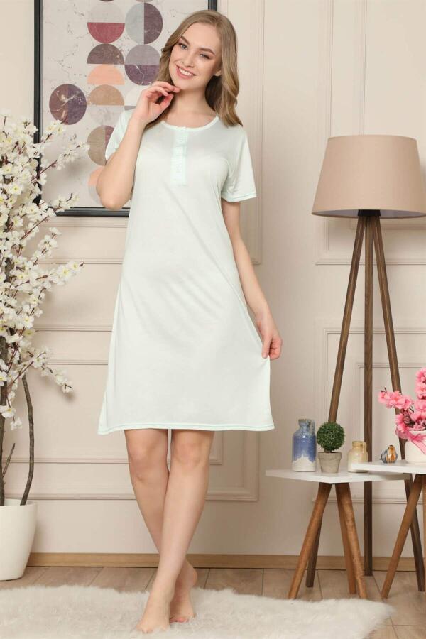 Cotton Short Sleeve Nightgown 934 - 2