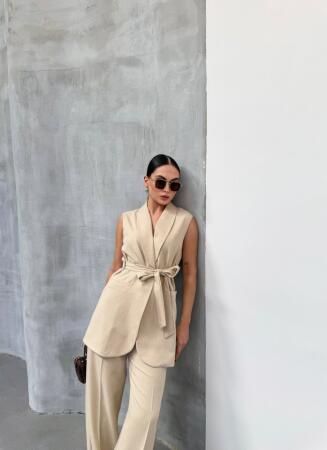 Cura Yelek Pantolon İki̇li̇ Takim - 4