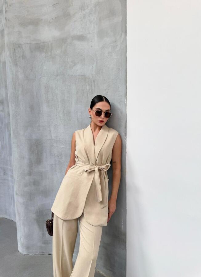 Cura Yelek Pantolon İki̇li̇ Takim - 4