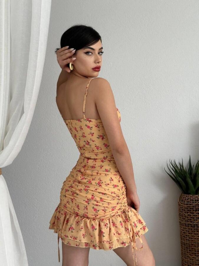 Darcie İp Askılı Elbise - 3