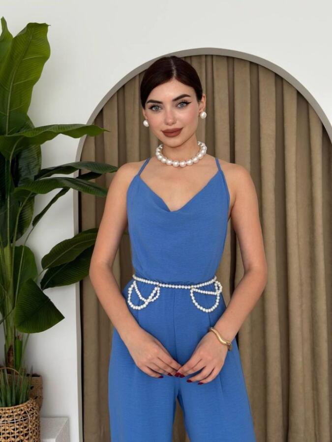 Darcy Sırt Dekolteli Tulum - 3