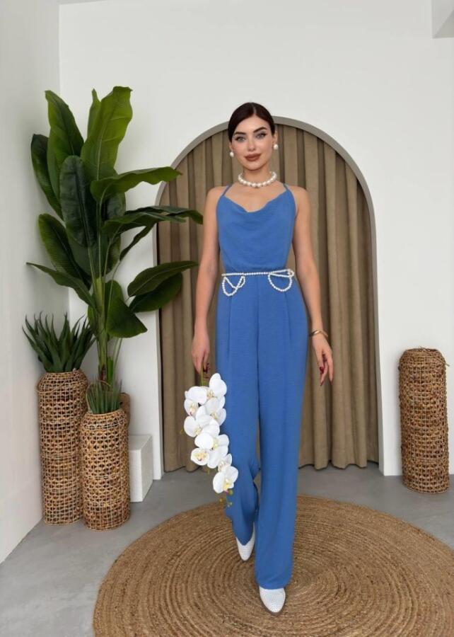 Darcy Sırt Dekolteli Tulum - 4