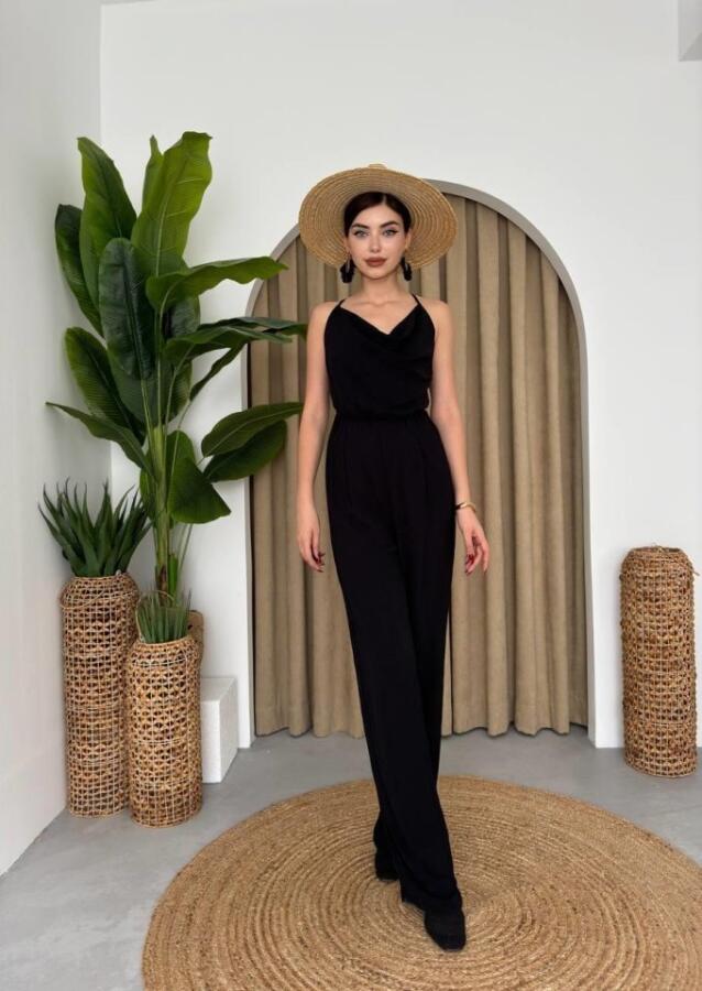 Darcy Sırt Dekolteli Tulum - 4