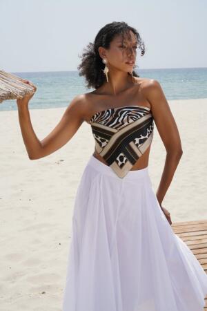 Dikiş Detay Maxi Etek - ANGELINO BuyukBedeniz (1)