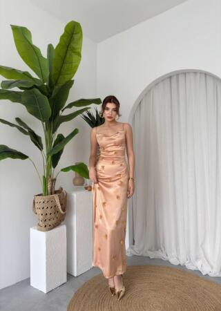 Dora Çiçek Detaylı Elbise - 5