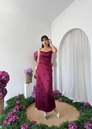 Dora Çiçek Detaylı Elbise - 7