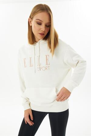 ELLE Sport Hooded Powder Embroidered Women's Sweatshirt - 1