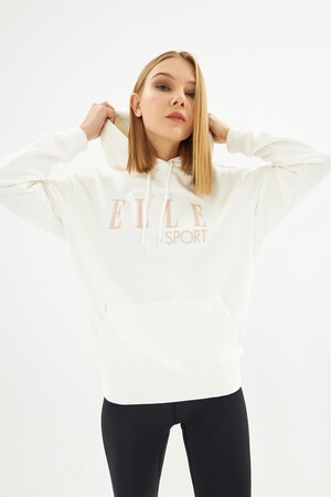 ELLE Sport Hooded Powder Embroidered Women's Sweatshirt - 5