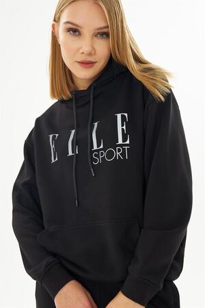 ELLE Sport Hooded Women's Reflective Pocket Sweatshirt - 3