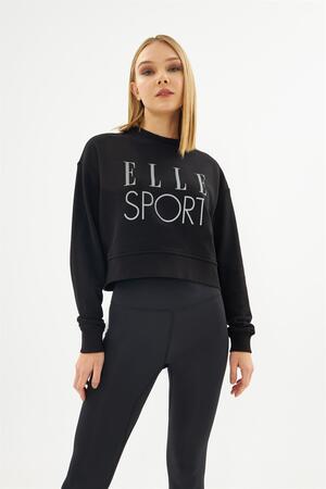 ELLE Sport Reflective Women's Crop Sweatshirt - 3