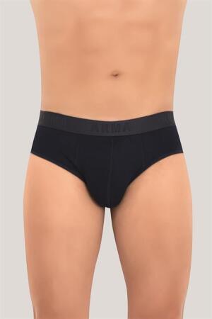 Erkek Bambu Slip Külot Düz Lacivert 3'lü Paket - 2