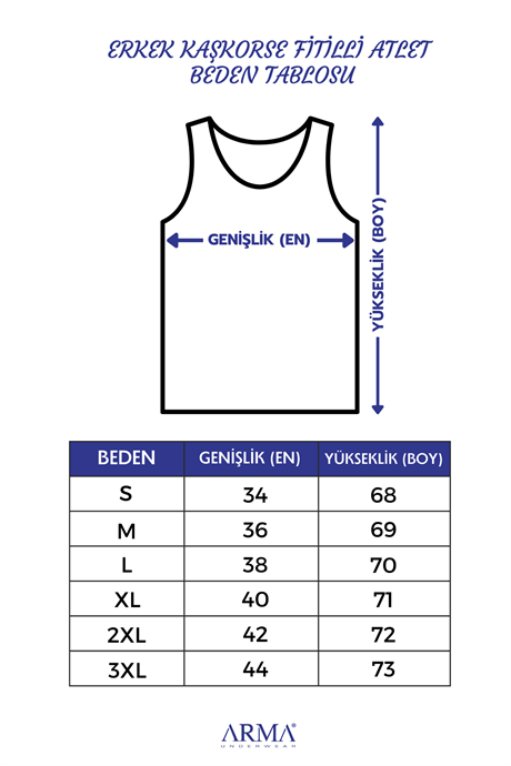 Erkek Beyaz Fitilli Atlet Pamuklu Likralı Kaşkorse Halter Yaka Slim Fit Atlet - 5