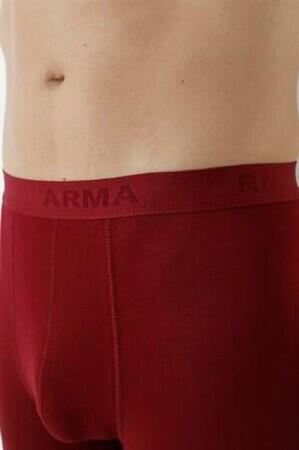 Erkek Bordo Bambu Boxer 3'lü Paket - 3