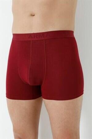 Erkek Bordo Bambu Boxer 3'lü Paket - 6