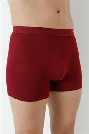 Erkek Bordo Bambu Boxer 3'lü Paket - 7
