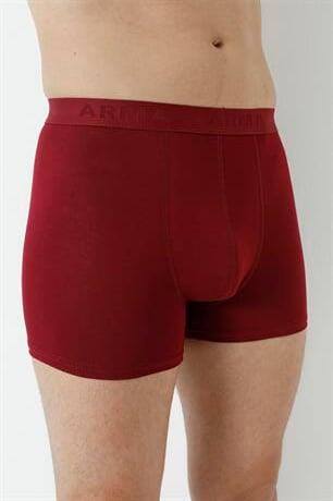 Erkek Bordo Bambu Boxer 3'lü Paket - 7