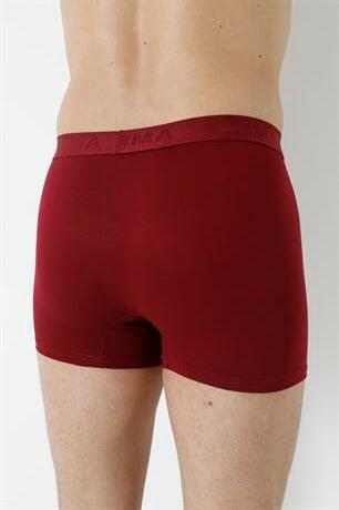 Erkek Bordo Bambu Boxer 3'lü Paket - 9
