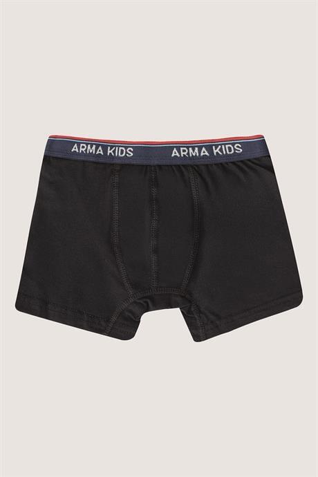 Erkek Çocuk Boxer 6'lı Paket Renkli, Pamuklu ve Likralı Esnek Kumaş - 2