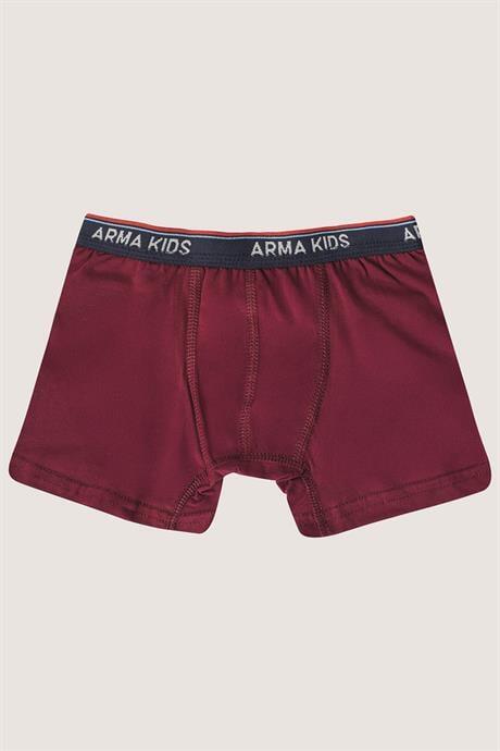 Erkek Çocuk Boxer 6'lı Paket Renkli, Pamuklu ve Likralı Esnek Kumaş - 3