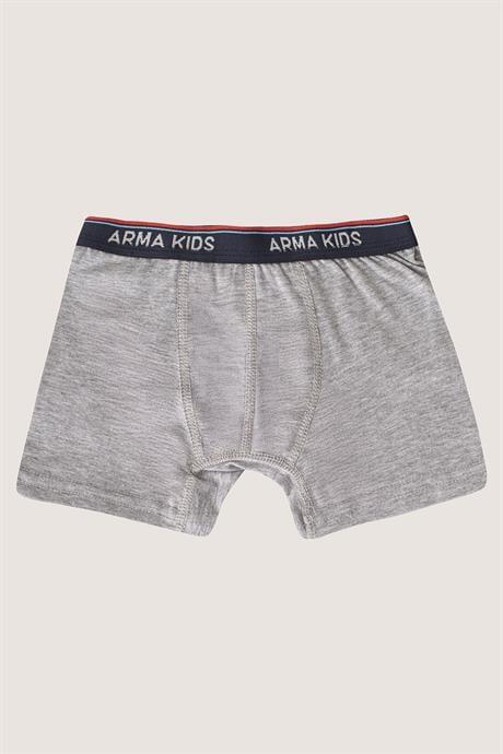 Erkek Çocuk Boxer 6'lı Paket Renkli, Pamuklu ve Likralı Esnek Kumaş - 4