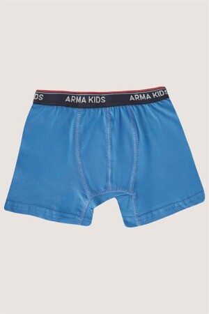 Erkek Çocuk Boxer 6'lı Paket Renkli, Pamuklu ve Likralı Esnek Kumaş - 5